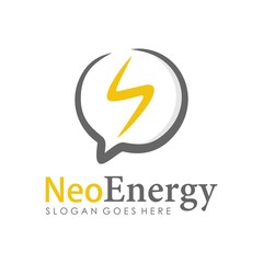 Electricity logo template