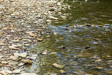 river and rocks