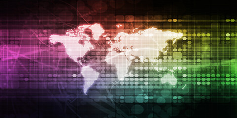 Global Technology Concept