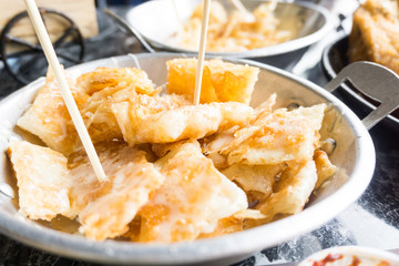 Roti, Crispy roti bread in Thailand.