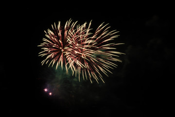 Fireworks on Independence Day