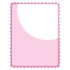 Elegant Victorian with square shape frame vector illustration design