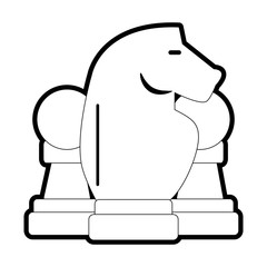 chess pieces vector illustration