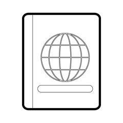 passport vector illustration