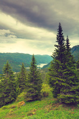 mountains landscape in Norway.