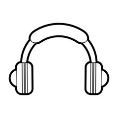 headphones vector illustration