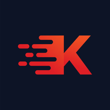 K Letter Logo Template Design Vector, Emblem, Design Concept, Creative Symbol, Icon