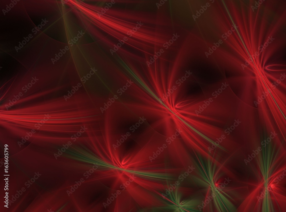 Fototapete abstract bright multicolored fractal computer generated image, background for text labels