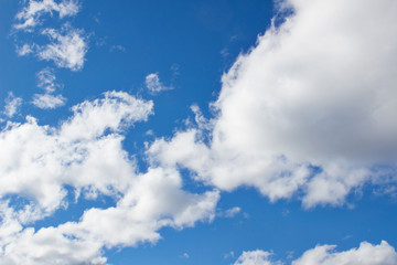 Clouds fly across the sky