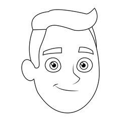 portrait man young people character