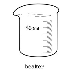 Measuring cup icon outline