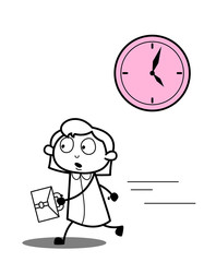Punctual Employee Getting Late for Office