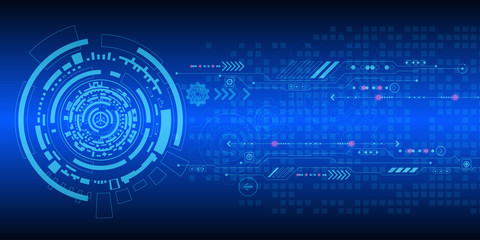 Vector abstract background technology digital design.