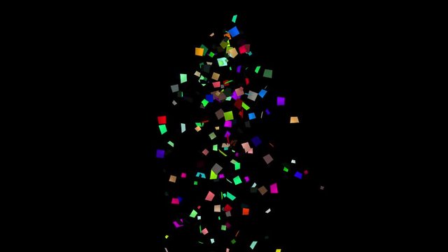 4k Falling color paper card scrap,explosion shred,weddings fireworks particles,holiday celebration celebrate,fun pollution spread background.