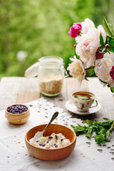 tasty summer breakfast