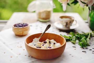 tasty summer breakfast