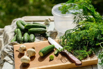cooking fresh cucumbers