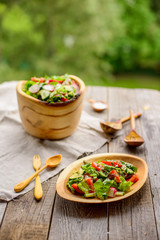fresh vegetables salad