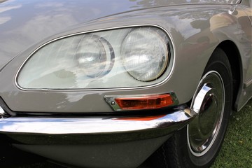 Classic car, vintage, headlight 