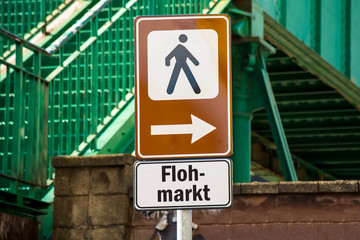 Schild 224 - Flohmarkt