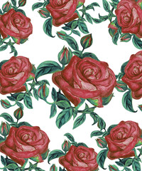 Vintage velvet roses