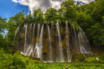 Fototapeta premium Waterfalls in National park Plitvice