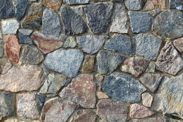 Wall made of stones