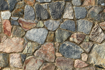 Wall made of stones