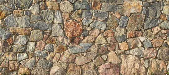 Wall made of stones