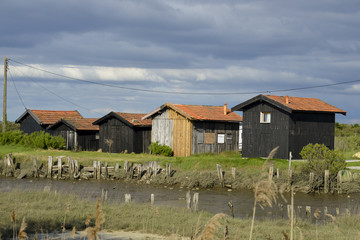 Port de La Mole, port ostréicole, Gujan Mestras, Bassin d'Arcachon, 33, Gironde