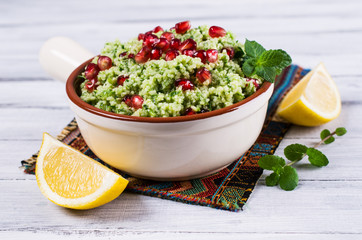 Couscous with pomegranate