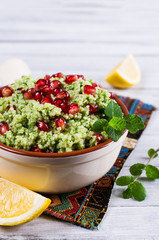 Couscous with pomegranate