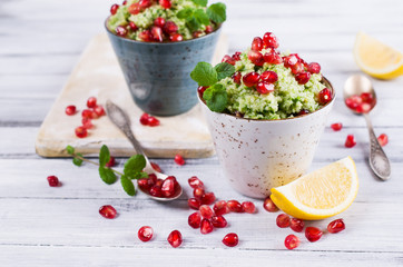 Couscous with pomegranate