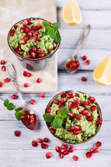 Couscous with pomegranate