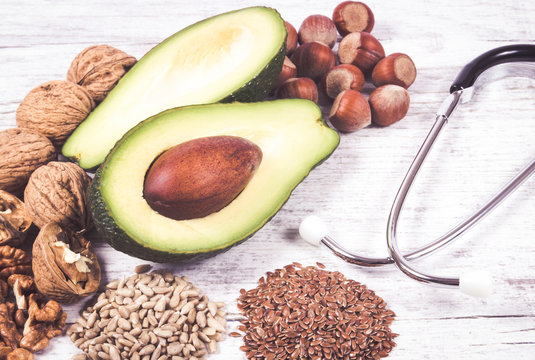 Sources of omega 3 fatty acids contained in the food.