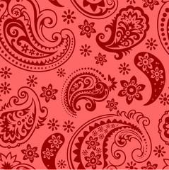 Paisley pattern, paisley background for scarf, printing, packing etc. - obrazy, fototapety, plakaty