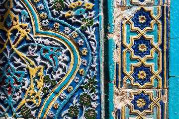 Arabic decorations on a wall