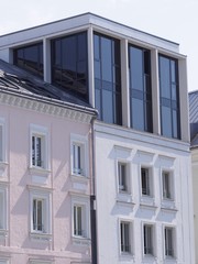 Urbane Luxuswohnung hoch &uuml;ber den Stra&szlig;en der Stadt