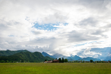 Village in the European Alps