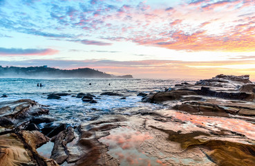 Fototapeta premium Rocky Sunrise Seascape