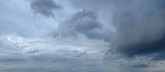 cloud before rainy storm