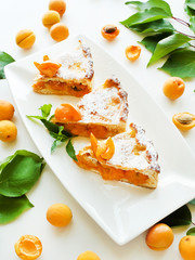 Sweet apricot pie