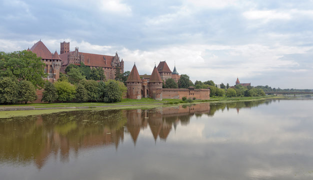 Die Marienburg an der Nogat