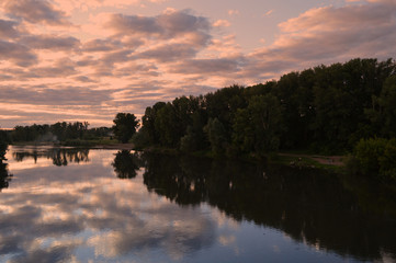 beautiful evening landscape