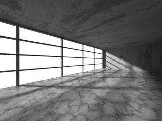 Empty dark abstract concrete room interior architecture background
