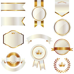 set of emblems