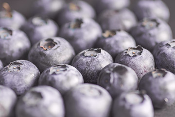 blueberries background, selective focus