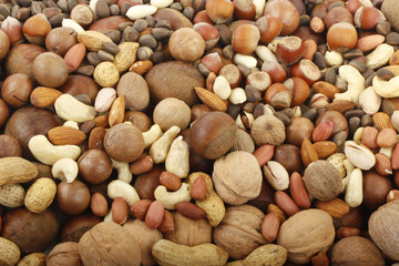 nuts background