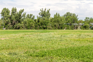 School football field