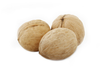 walnuts isolated
